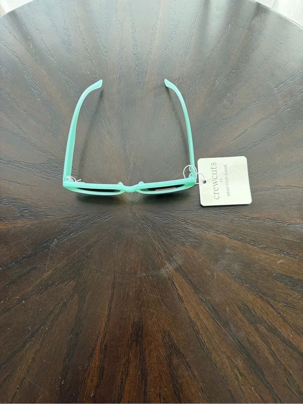 Crewcuts Mint Green Rectangular Kids Sunglasses